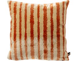 LORENZO | Sierkussen 45x45 cm | Potters Clay | Oranje | Multicolor | Hoii | met duurzame kussenvulling