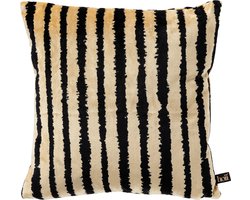 LORENZO | Sierkussen 45x45 cm | Raven | Zwart | Multicolor | Hoii | met duurzame kussenvulling