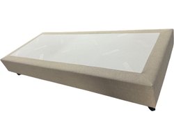 Losse boxspring - 90x200 - 20 cm - (zonder matras en hoofdbord, ook verkrijgbaar met matras en hoofdbord en in de kleuren Zwart, Antraciet, Grijs, Licht Grijs en Beige)