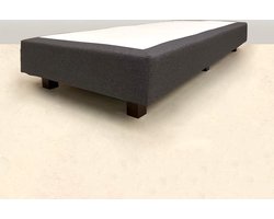 Losse boxspring - BONELLVERING - boxspringonderstel - boxspringbedbodem - zonder matras 90x200 cm - Antraciet