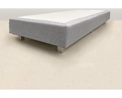 Losse boxspring - BONELLVERING - boxspringonderstel - boxspringbedbodem - zonder matras - 90x200 cm GRIJS