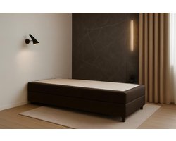 Losse boxspring met meegestoffeerd matras - 200x200 + (Verkrijgbaar in Zwart, Antraciet, Licht Grijs en Beige) - Alle maten verkrijgbaar