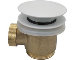 Losse Clickwaste Wiesbaden Luxe Compleet 5/4 tbv Vrijstaand Bad Mat Wit