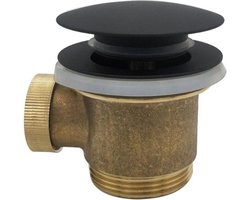 Losse Clickwaste Wiesbaden Luxe Compleet 5/4 tbv Vrijstaand Bad Mat Zwart