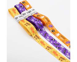 Lot van 3 x 5 meter linten thema Halloween ***prima kwaliteit*** (15 meter)