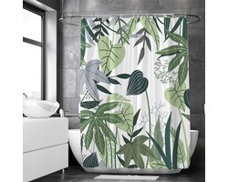Loti Living Douchegordijn Anti Schimmel – Jungle - Inclusief ringen – Waterdicht - Polyester - Douchegordijn 180x200 cm