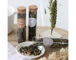 Lottea Thee cadeaupakket - geschenkset met 3 theesoorten en droogbloemen