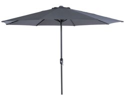 Lotus parasol - Ø300 cm - carbon black - donker grijs