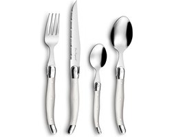 Lou Laguiole - 24 delige bestekset parelmoer - 6 persoons