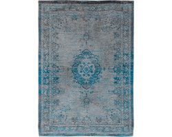 Louis de Poortere Vloerkleed - Medallion - Grey Turquoise 8255