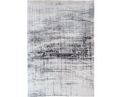 Louis De Poortere vloerkleed Metro Black & White - grijs - 200x280cm