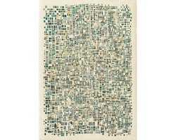 Louis De Poortere vloerkleed Midnight - groen - 100x140cm