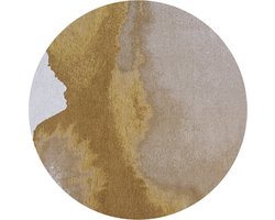 Louis De Poortere vloerkleed Sunset - geel - 240x240cm