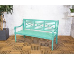 Louis tuinbank - 3 zits - turquoise