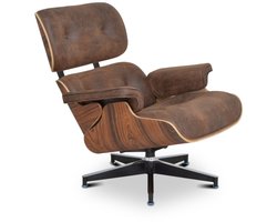 Lounge Chair - Fauteuil - Loungestoel - Relaxfauteuil - Armchair - Chaise Lounge Stoel - Vintage Bruin