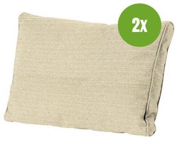 Lounge rugkussen ca.40x60cm Outdoor Richmond moss 2 stuks