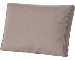 Lounge rugkussen ca.40x73cm Outdoor Manchester taupe 2 stuks