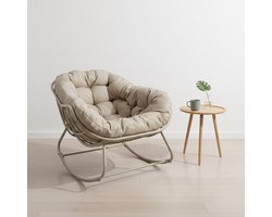 Lounge schommelstoel Royal Rocking II creme