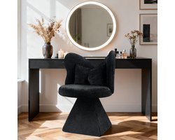 Lounge Stoel - Draaibaar - Rond - Kunststof - Zithoogte