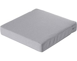Lounge zitkussen ca.73x73cm Outdoor Manchester light grey 2 stuks