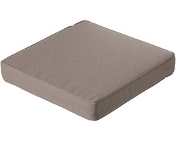 Lounge zitkussen ca.73x73cm Outdoor Manchester taupe 2 stuks