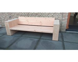 Loungebank "Garden" van Douglas hout 180cm 3 persoons bank
