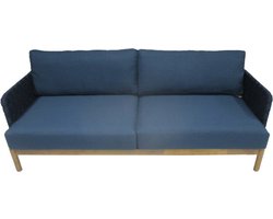 Loungebank Kolbe 3-zits - Navy blauw