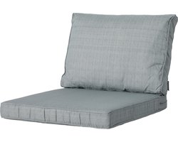 Loungekussen Luxe set Basic Grey 73x73cm + 73x43cm
