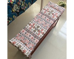 Lounger Kussens - Zitkussens Buiten - Comfortabel Zitten - Duurzame Stof - 30x100cm - Afdrukken