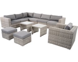 Loungeset Perugia | 9-persoons hoekset | Lesli Living