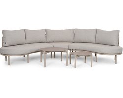 Loungeset tuin 5 personen Aluminium Zand/Beige Lifestyle Garden Furniture Perla