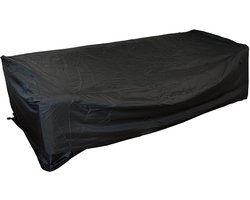 Loungesethoes - 3-zitsbank - Zwart - 246X87X69cm