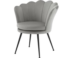Loungestoel – Fauteuil – Relaxstoel – Velvet Stoel – Comfortabele Zachte Bekleding – Stevige Metalen Poten