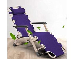 Loungestoel Opvouwbaar - Relax Fauteuil - Buiten Ontspannen - Verstelbare Rugleuning - 178 cm Lengte - C