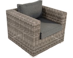 Loungestoel Perugia - grijs