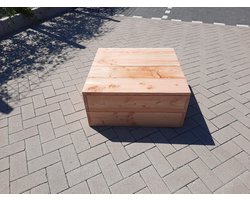 Loungetafel "Garden" van Douglas hout 75x75cm