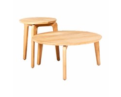 Loungetafel Suns Termoli Natural Teak 42 x 45 cm