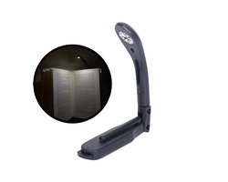 LOUZIR - Boek Leeslamp - Leeslampje - LED lampje - Boeklamp - Nachtlamp - Klemlamp - Best reading light - Zwart