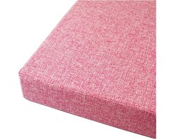 Loveseat kussen, Winter bankkussen, verschillende maten foam pad, roze-roze 120x40x5cm (47x16x2in)
