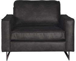 Loveseat - Riverdance - leer Colorado antraciet