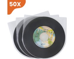 LP Hoezen 50 Stuks - Antistatische Binnenhoezen - Transparant & Extra Stevig- Vinyl Beschermhoezen - Platen Hoes - Inner Sleeves - Beschermhoes