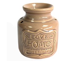 Lrg | Home Oliebrander | Love Home Sweet Home | Grijs