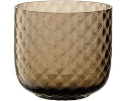 L.S.A. - Dapple Waterglas 300 ml Set van 2 Stuks Earth Brown - Glas - Bruin