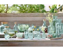 L.S.A. Mia Woonaccessoire Recycled Vazen - 11 cm Hoog - Set van 3 Stuks