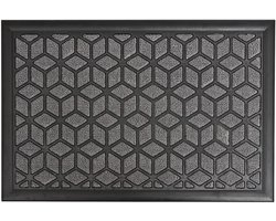 Luance Deurmat - Long Island - grijs - rubber / kunststof - rechthoekig - 40 x 60 cm