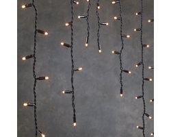Luca Lighting - Connect 24 icicle warm wit 49 led flashing extra - l300xh40cm - Woonaccessoires en seizoensgebondendecoratie  (Europese stekker )