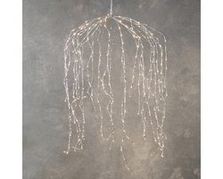 Luca Lighting - Waterval verlichting zilver classic wit 900led IP44 - l300cm - Woonaccessoires en seizoensgebondendecoratie