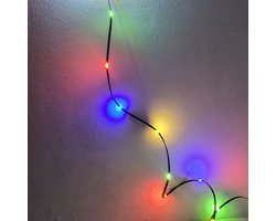 Luca Lighting Wire string,verlichting snoer multicolor 50LED Outdoor IP44 timer , 8funkties,L500cm