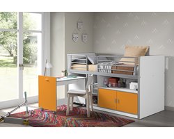 LUCEVI - Bonny 91 Halfhoogslaper 90x200cm - Oranje