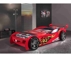 LUCEVI - Carbeds Lemans Bed 90x200cm - Rood
